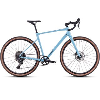 CUBE Nuroad Pro gravel-pyörä mayablue´n´black