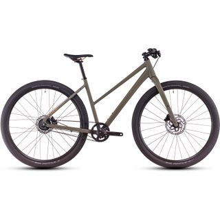 CUBE Hyde Pro trapeze polkupyörä dustyolive´n´gold