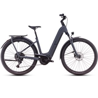 CUBE Kathmandu Hybrid ONE 600 easy entry sähköpyörä shadowgrey´n´black