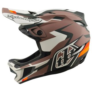Troy Lee Designs D4 Polyacrylite Fullface-kypärä Roamer Clay