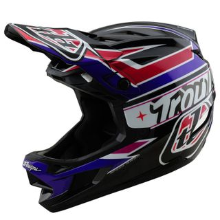 Troy Lee Designs D4 Polyacrylite Fullface-kypärä musta