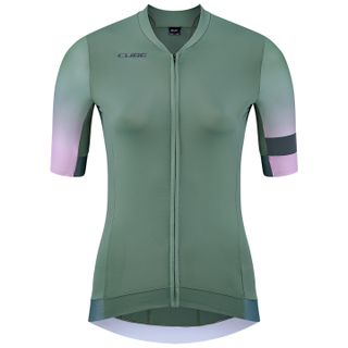 CUBE Blackline WS Fade Naisten Pyöräilypaita vihreä