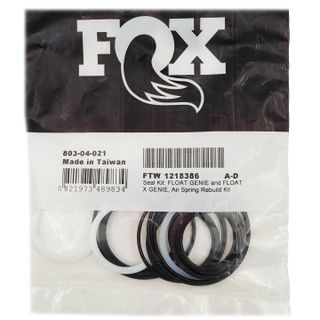 FOX 803-04-021 Seal Kit: FLOAT GENIE and FLOAT X GENIE, Air Spring Rebuild Kit
