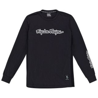 Troy Lee Designs Ride Tee Pitkähihainen Pyöräilypaita musta