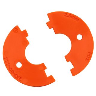 FOX 233-00-444 Spacer: Travel, 2.5mm, 2022 FLOAT X  1 pari oranssi