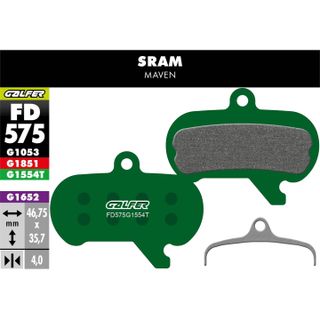 Galfer Jarrupala PRO Sram Maven vihreä