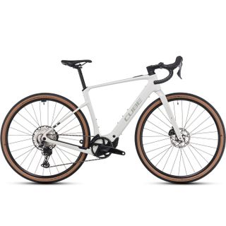 CUBE Nuroad Hybrid C:62 Race 400X 2025 Gravel sähköpyörä Demo-pyörä desertstone´n´green
