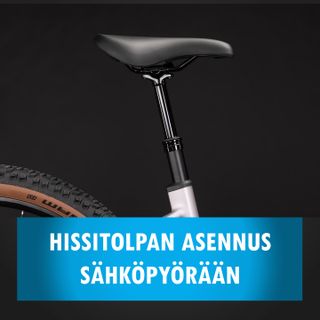 Hissitolpan asennus sähköpyörään