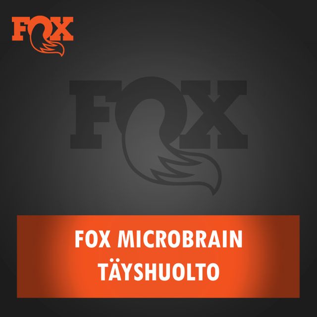 Fox Microbrain iskunvaimentimen täyshuolto