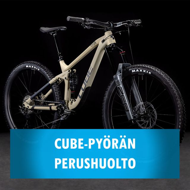 Cube-pyörän perushuolto