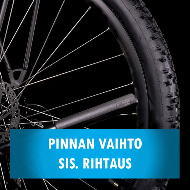 Pinnan vaihto sis. rihtaus