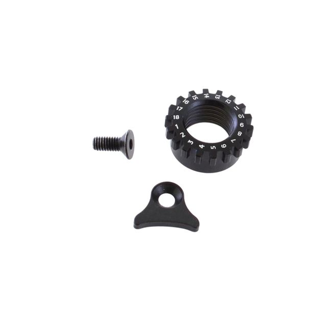 FOX 803-00-370 SS: 15QR Hardware (Axle Nut Hold Down&screw)