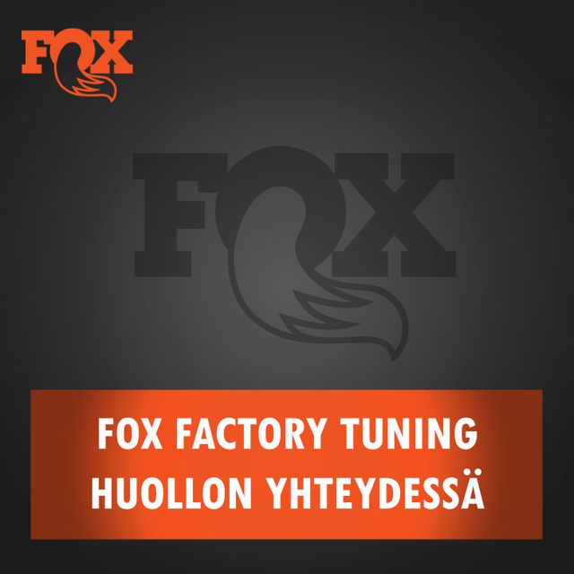 Fox Factory Tuning huollon yhteydessä Fox Factory Tuning huollon yhteydessä