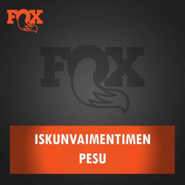 Iskunvaimentimen pesu