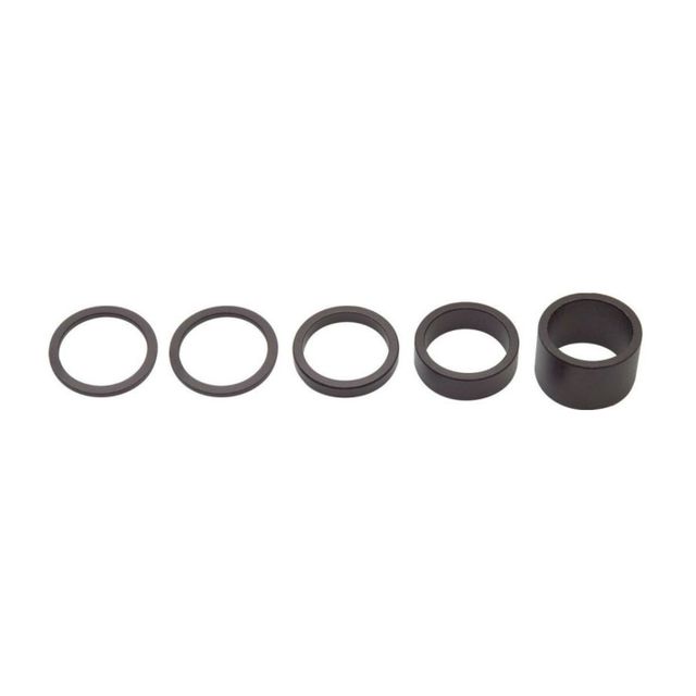 PRO Korotusrengassarja musta 11/8" alu 2/2,5/5/10/20mm