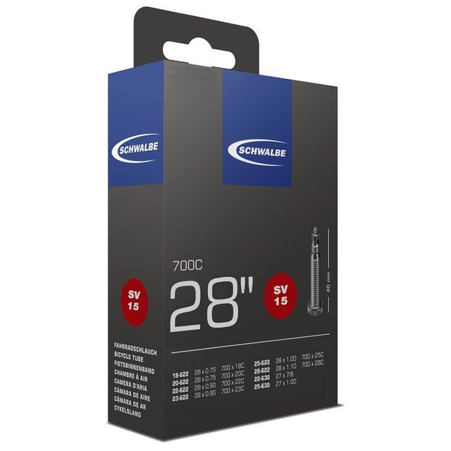 Schwalbe 28'' 18/28-622/630 40mm Presta sisärengas Schwalbe 28'' 18/28-622/630 40mm Presta sisärengas