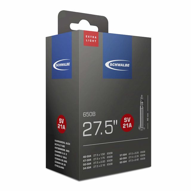 Schwalbe SV21A Extra Light 27.5' sisärengas presta 40mm Schwalbe SV21A Extra Light 27.5' sisärengas presta 40mm