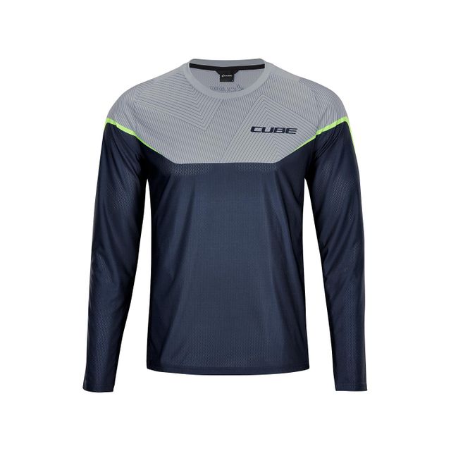 CUBE EDGE Round Neck pitkähihainen pyöräilypaita CUBE EDGE Round Neck pitkähihainen pyöräilypaita
