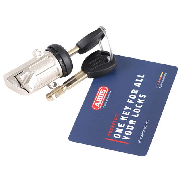 Abus lukkopesä sis. avaimet mm. CUBE Stereo Hybrid 18-04452