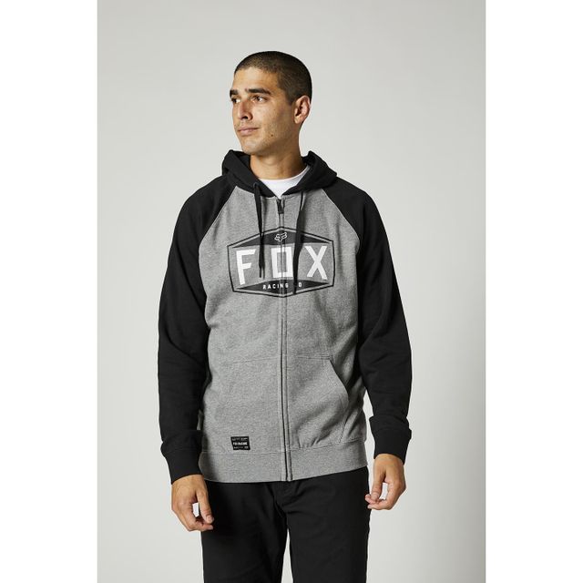Fox Racing Emblem Zip Raglam Fleece huppari Fox Racing Emblem Zip Raglam Fleece huppari