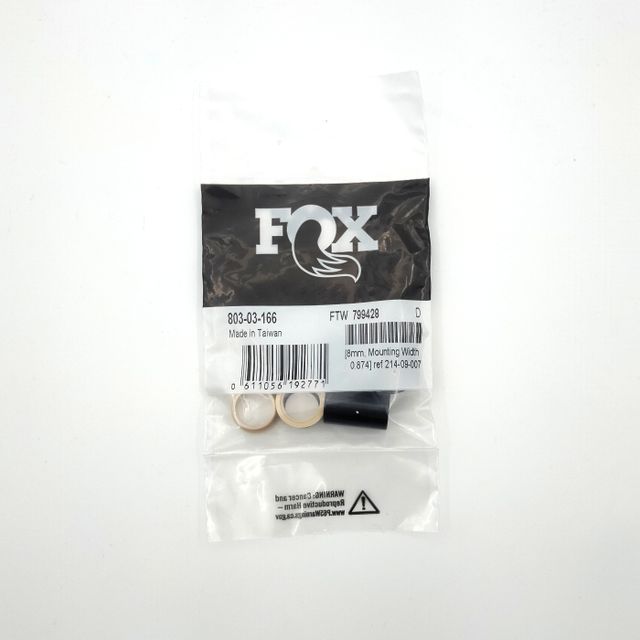 FOX 803-03-166 Kit mounting hardware 5 pcs Al 8 mm x 22,18 mm