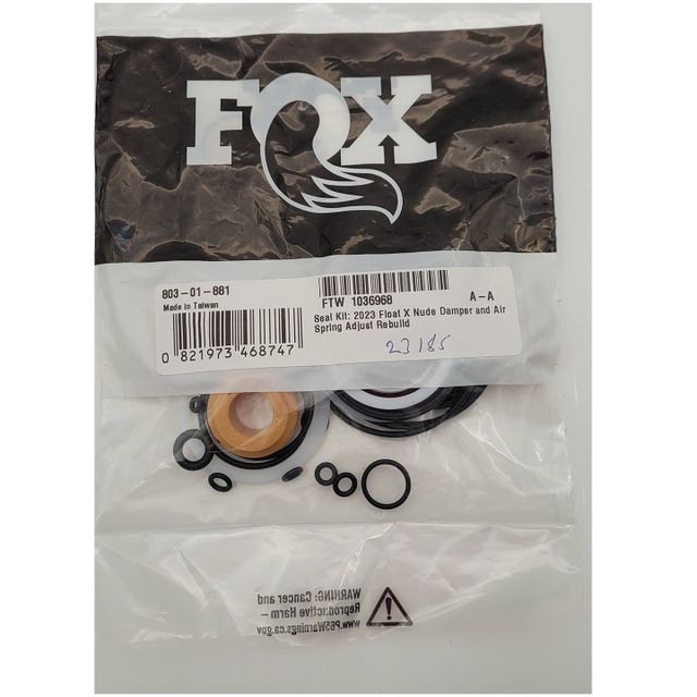 FOX 803-01-881 Seal Kit 2023 Float X Nude Damp Air Spring Ad