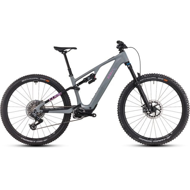 Cube AMS Hybrid ONE44 C:68X TM 400 29 Sähköpyörä. Värinä swampgrey´n´purplereflex.