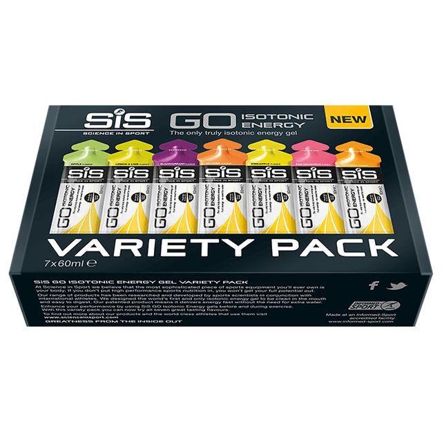 SIS Go Isotonic Energy 7-P Mixed 7x60ml energiageelit