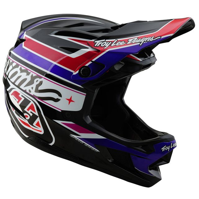 Troy Lee Designs D4 Polyacrylite Fullface-kypärä Troy Lee Designs D4 Polyacrylite Fullface-kypärä
