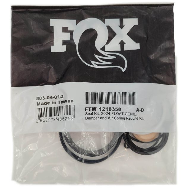 FOX 803-04-014 Seal Kit: 2024 FLOAT GENIE, Damper and Air Spring Rebuild Kit FOX 803-04-014 Seal Kit: 2024 FLOAT GENIE, Damper and Air Spring Rebuild Kit