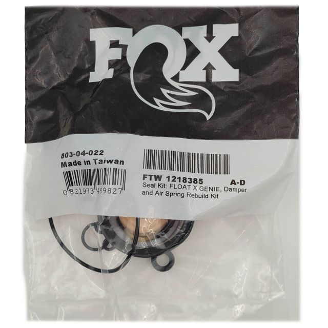 FOX 803-04-022 Seal Kit: FLOAT X GENIE, Damper and Air Spring Rebuild Kit FOX 803-04-022 Seal Kit: FLOAT X GENIE, Damper and Air Spring Rebuild Kit