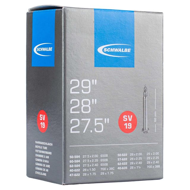 Schwalbe SV19 Presta 60 mm 27,5-29" x 1.6-2.4" (40-62x584-635) sisärengas Schwalbe SV19 Presta 60 mm 27,5-29" x 1.6-2.4" (40-62x584-635) sisärengas