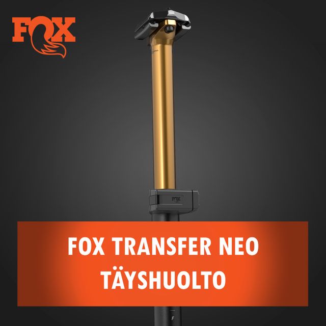 FOX Transfer Neo hissitolpan täyshuolto FOX Transfer Neo hissitolpan täyshuolto