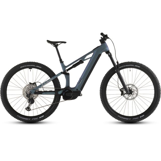 Cube Stereo Hybrid One44 HPC Race 800 sähköpyörä. Värinä smaragdgrey´n´prism.