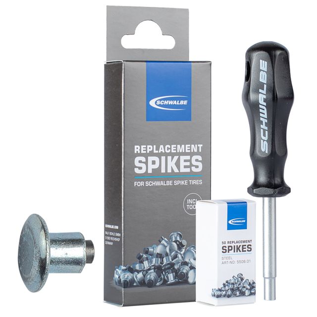 Schwalbe Steel Spikes & Tool Nastoitussarja 50kpl