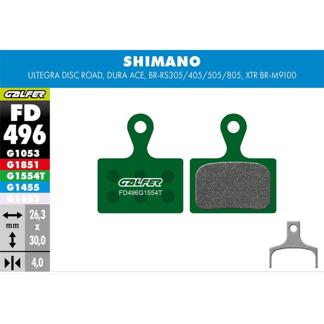 Galfer jarrupalat Shimano Ultegra, Dura Ace, XTR, XT, SLX