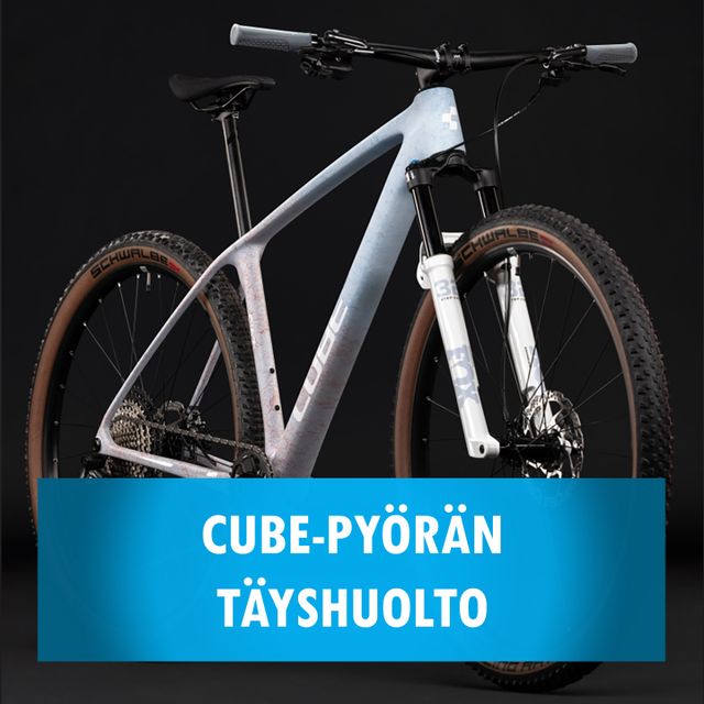 Cube-pyörän täyshuolto