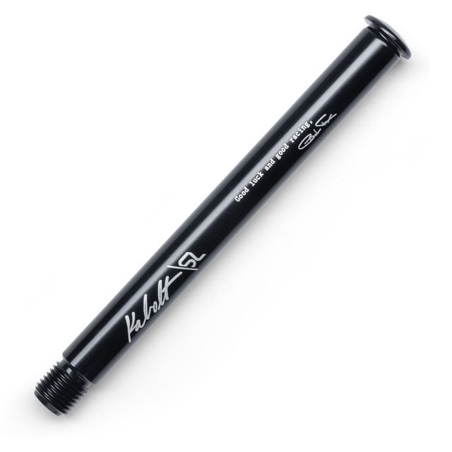 FOX 229-19-561 Shaft: Axle, 15 X 110mm Kabolt SL, Small Flange, Black Ano (T)