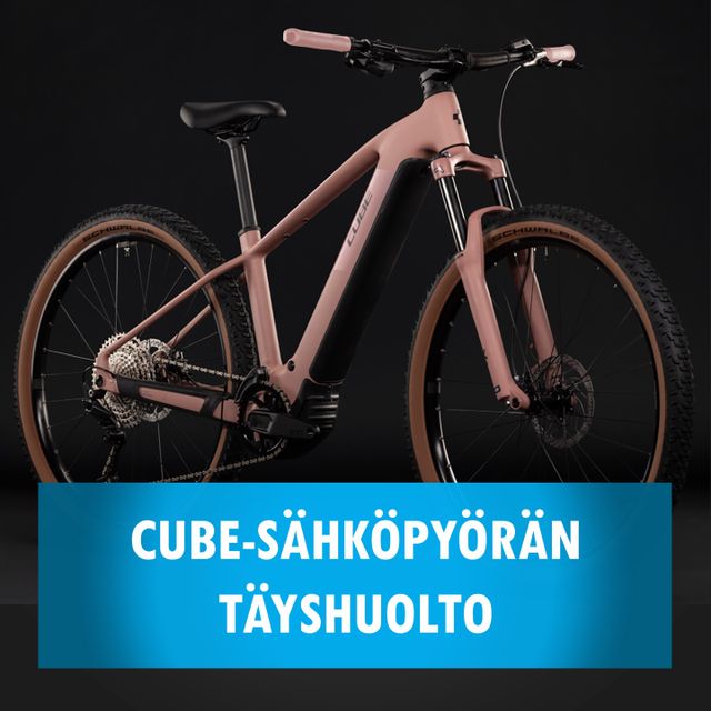 Cube-sähköpyörän täyshuolto