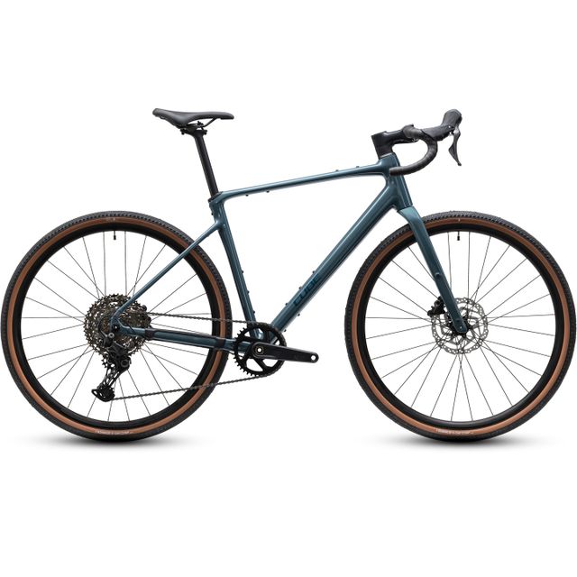 CUBE Nuroad Pro 2027 gravel-pyörä taiga´n´blue-värissä