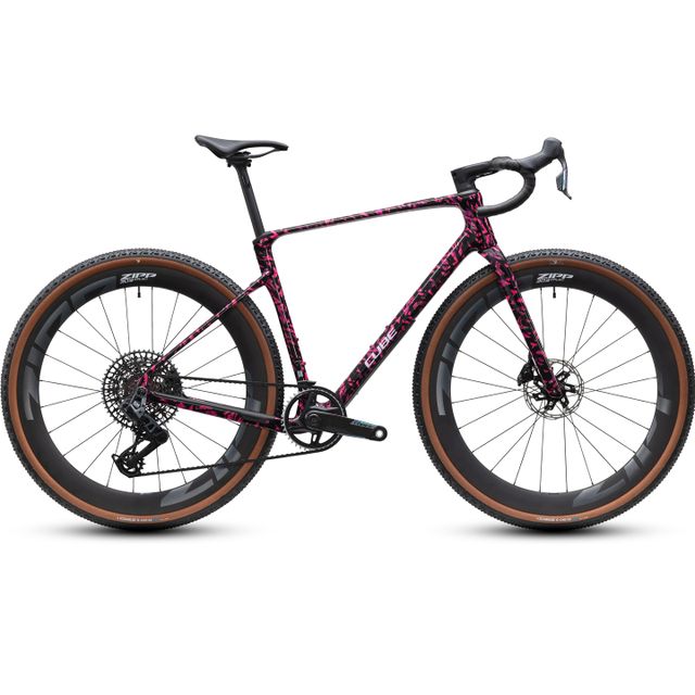 CUBE Nuroad C:62 SLX 2027 gravel-pyörä pinkaction´n´black-värissä