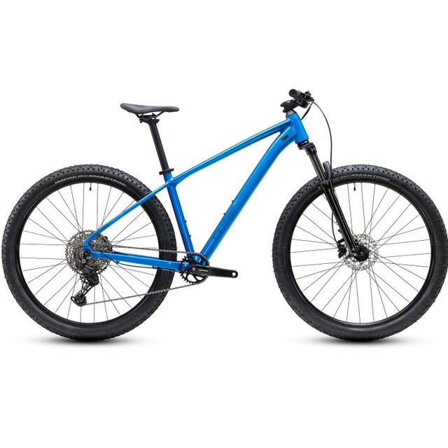 CUBE Aim Pro 2027 maastopyörä topasblue´n´blue-värissä