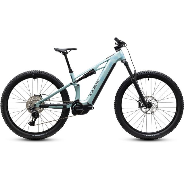 CUBE Stereo Hybrid ONE44 HPC Pro 800 2027 sähköpyörä värinä pearlaqua´n´black