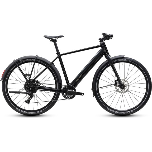 Cube Editor Hybrid One 360 FE sähköhybridipyörä. Värinä black´n´irongrey.