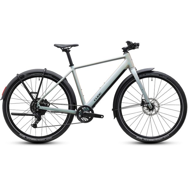 Cube Editor Hybrid One 360 FE sähköhybridipyörä. Värinä glintsand´n´black.