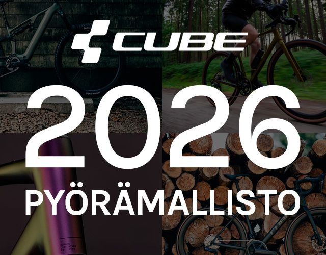 Cube 2025 uutuudet. Suomen kattavin Cube-valikoima Rtechiltä. Katso pyörät. 