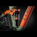 CUBE Stereo 240 Pro 2021 lasten täysjoustopyörä olive´n´orange