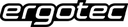 Polkupyörien tarvikkeiden valmistavan ergotecin logo.