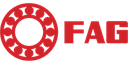 Polkupyörän laakereiden valmistaja FAG:n logo.