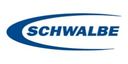 Polkupyörän renkaita valmistavan Schwalben logo.